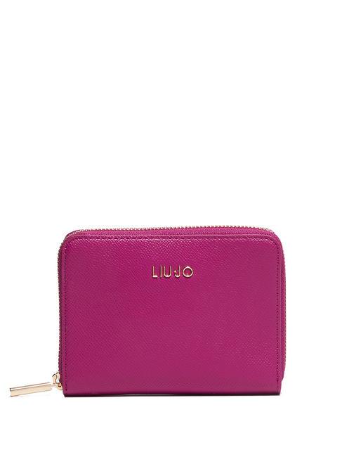 LIUJO NEVET  Portafoglio zip around medio fucsia - Portafogli Donna