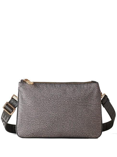 BORBONESE ECO S Borsa a tracolla clay grey - Borse Donna