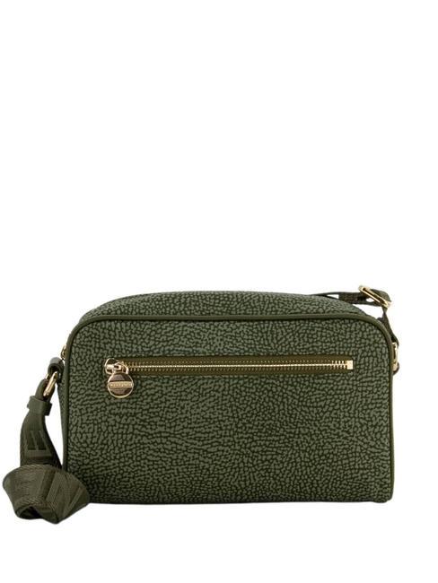 BORBONESE CAMERA CASE SMALL ECO LINE Borsa piccola a tracolla verde militare - Borse Donna