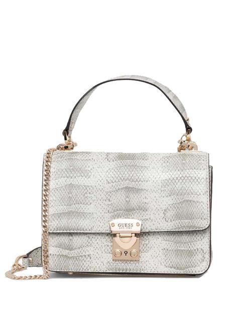 GUESS ELIETTE Borsa a tracolla con flap natural - Borse Donna