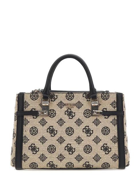 GUESS LORALEE Borsa logo 4G peony con tracolla black logo - Borse Donna