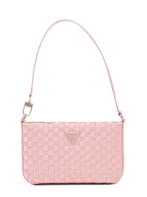 GUESS TWILLER Mini borsa a spalla intrecciata pale pink - Borse Donna