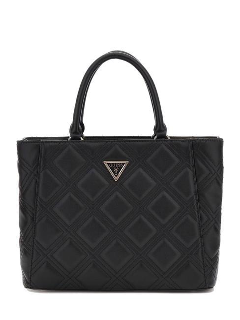 GUESS DEESA Borsa tote trapuntata con tracolla NERO - Borse Donna