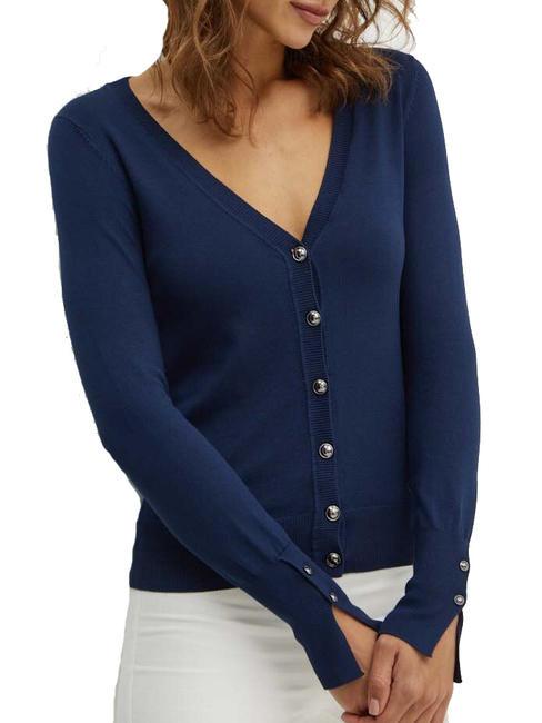 GUESS ZENA Cardigan con bottoni magician blue - Maglie Donna