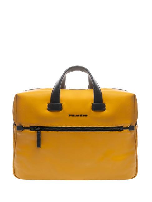 PIQUADRO LINE Cartella porta PC 14"/iPad 10,5″ Giallo - Cartelle Lavoro