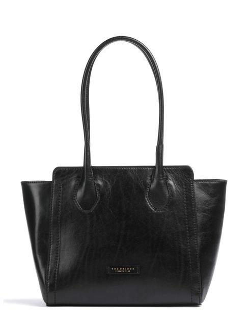 THE BRIDGE FIONA Borsa shopping in pelle Nero Oro - Borse Donna