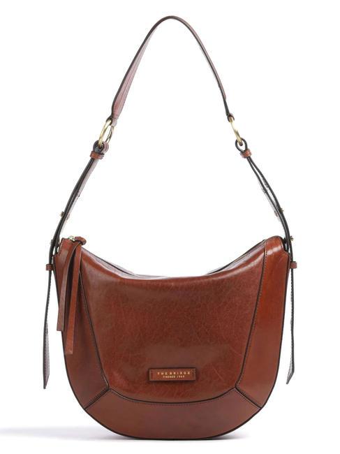 THE BRIDGE FEDORA Borsa a spalla in pelle MARRONE - Borse Donna