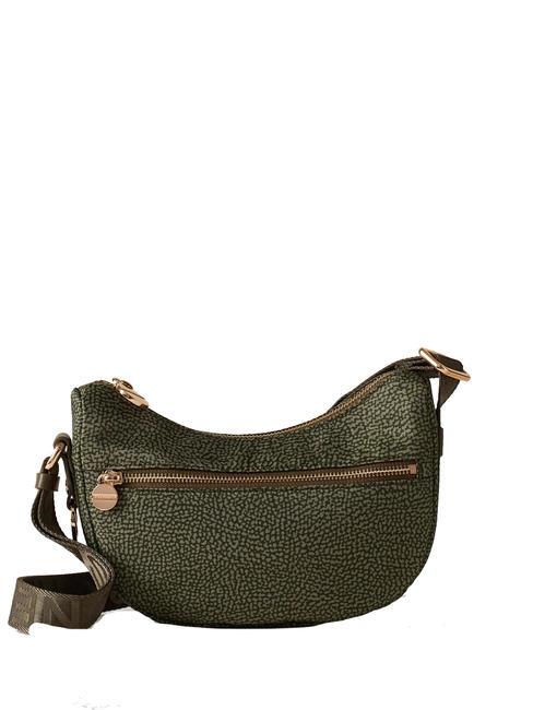 BORBONESE ECO LINE LUNA Sacca a tracolla verde militare - Borse Donna