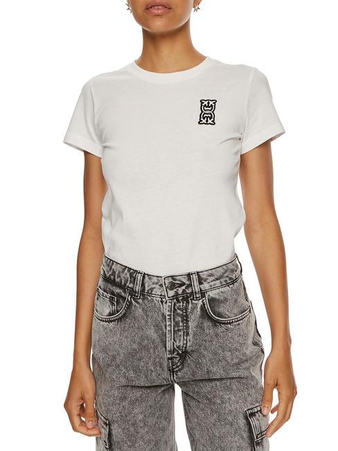 PINKO BUSSOLOTTO  T-Shirt in cotone bianco-biancaneve - T-shirt e Top Donna