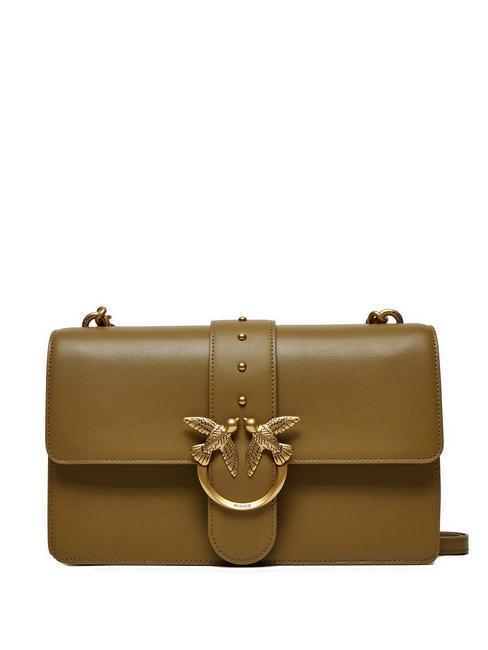 PINKO CLASSIC LOVE BAG Borsa one simply piantagione-antique gold - Borse Donna