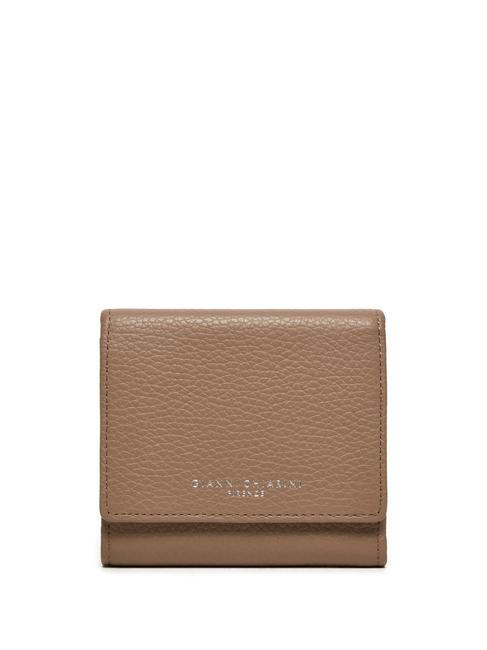 GIANNI CHIARINI WALLETS GRAIN Mini Portafoglio in pelle dove - Portafogli Donna