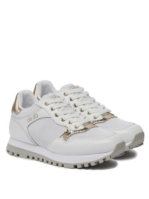 LIUJO LIU JO WONDER 39 Sneakers in pelle e mesh white - Scarpe Donna