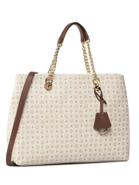 POLLINI HERITAGE  Borsa con tracolla avorio/marrone - Borse Donna