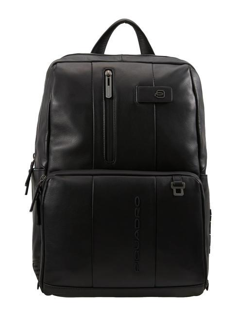 PIQUADRO BAG MOTIC Zaino porta PC 14", in pelle nero - Zaini da lavoro porta PC