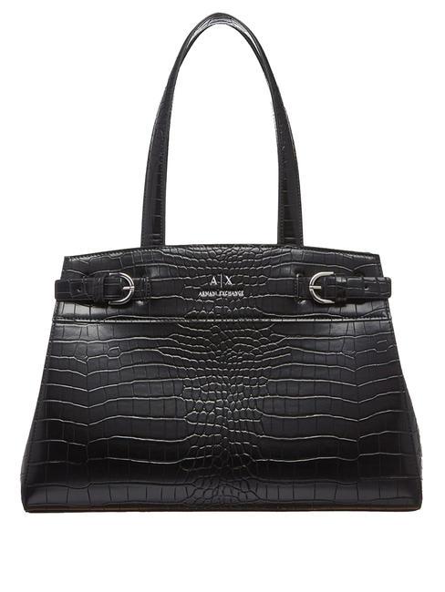 ARMANI EXCHANGE COCCO Borsa a spalla Nero - Borse Donna