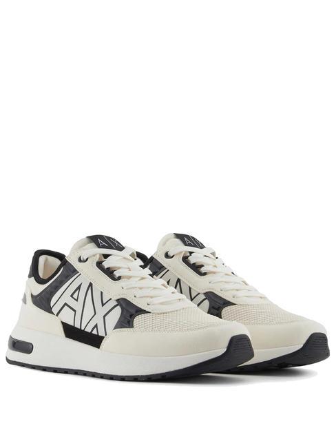 ARMANI EXCHANGE DUSSELDORF Sneakers Uomo off white+black - Scarpe Uomo