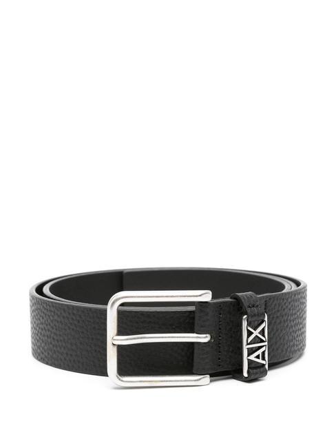 ARMANI EXCHANGE CASUAL  Cintura in pelle Nero - Cinture