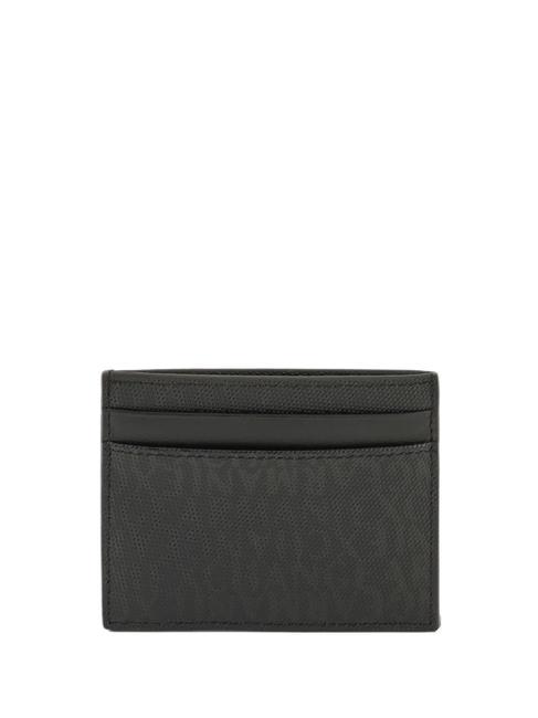 ARMANI EXCHANGE PORTA CARTE DI CREDITO Stampa logo black/black - Portafogli Uomo