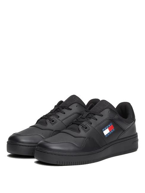 TOMMY HILFIGER TOMMY JEANS Retro Basket  NERO - Scarpe Uomo