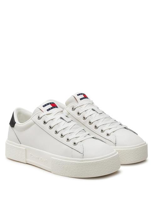 TOMMY HILFIGER TOMMY JEANS Foxing Flatform Sneakers ecru - Scarpe Donna