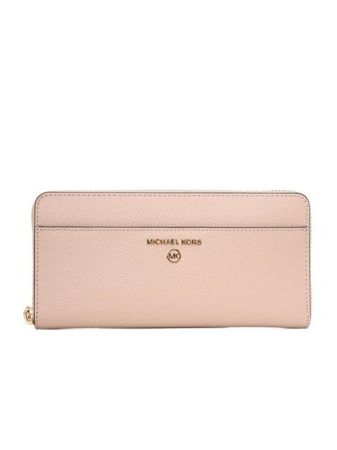 MICHAEL KORS JET SET CHARM Portafoglio grande zip around soft pink - Portafogli Donna