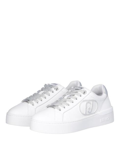 LIUJO SILVIA 93 Snakers con logo gioiello white - Scarpe Donna