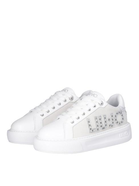 LIUJO KYLIE 22 Sneakers con logo gioiello off white - Scarpe Donna