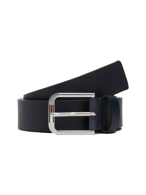 TOMMY HILFIGER TOMMY JEANS AUSTIN Cintura in pelle dark night navy - Cinture