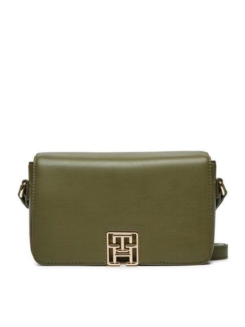 TOMMY HILFIGER RESET Borsa piccola a tracolla utility olive - Borse Donna