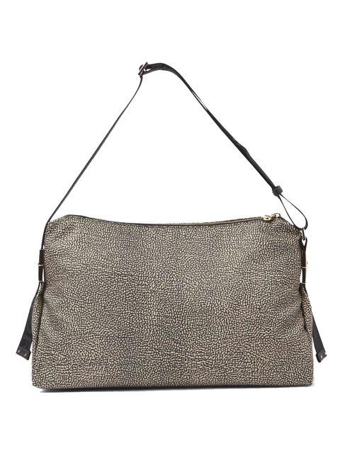 BORBONESE CORTINA NYLON Borsa a spalla OP/NATURALE/NERO - Borse Donna