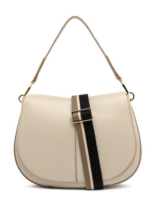 GIANNI CHIARINI HELENA ROUND Borsa in pelle con tracolla in corda lamb - Borse Donna