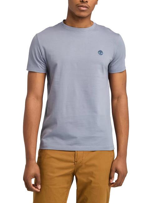 TIMBERLAND SS DUNRIVER CREW T-shirt in cotone folkstone gray - T-shirt Uomo