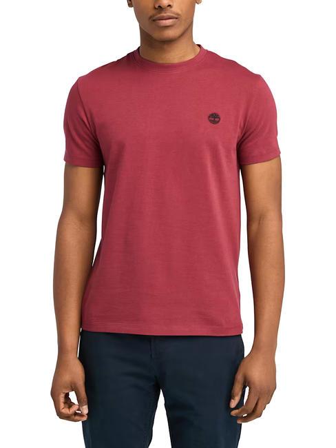 TIMBERLAND SS DUNRIVER CREW T-shirt in cotone cordovan - T-shirt Uomo