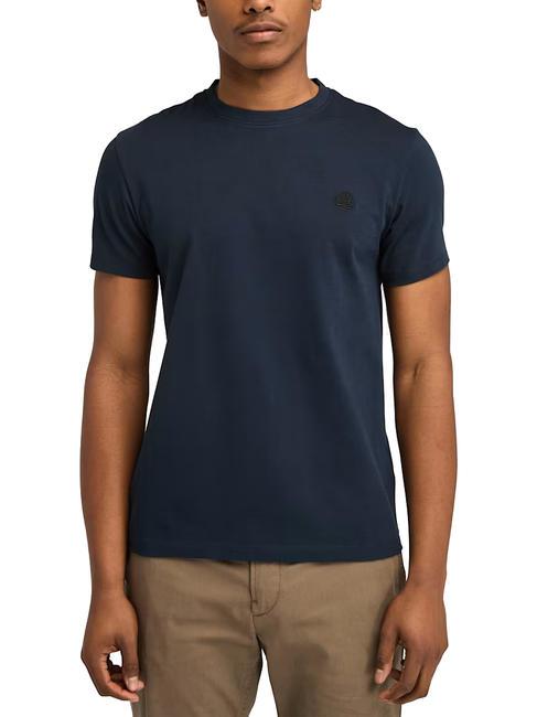 TIMBERLAND SS DUNRIVER CREW T-shirt in cotone dark sapphire/dark denim - T-shirt Uomo