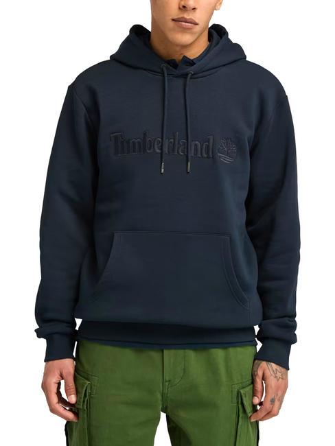 TIMBERLAND EMBROIDERY TONAL Felpa con cappuccio dark sapphire - Felpe Uomo