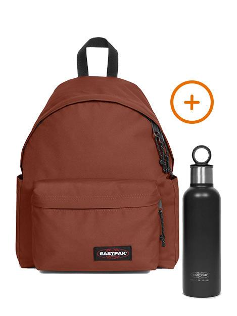 EASTPAK PADDED DAY PAK'R + SIPPER Zaino porta pc 14" + Borraccia Termica mountain brown - Zaini Scuola & Tempo Libero