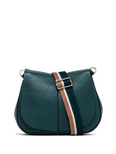 GIANNI CHIARINI HELENA ROUND Borsa in pelle con doppia tracolla rainstorm - Borse Donna