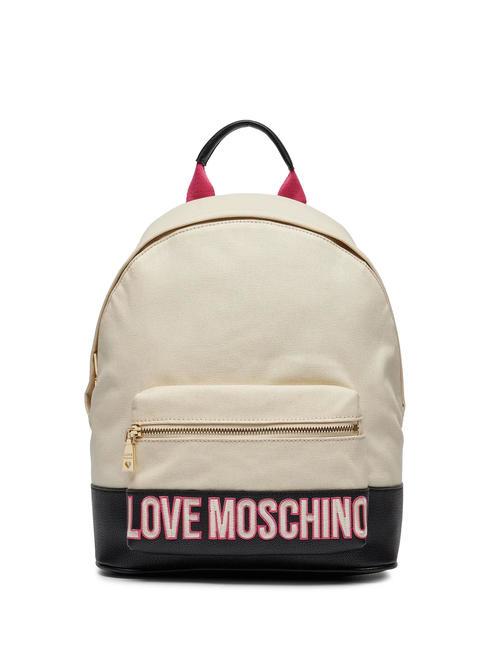 LOVE MOSCHINO FREE TIME Zaino Donna nero fuxia - Borse Donna