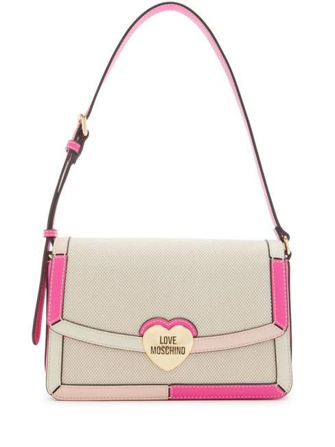 LOVE MOSCHINO LOVE SELLE  Borsetta a tracolla naturale/multi - Borse Donna