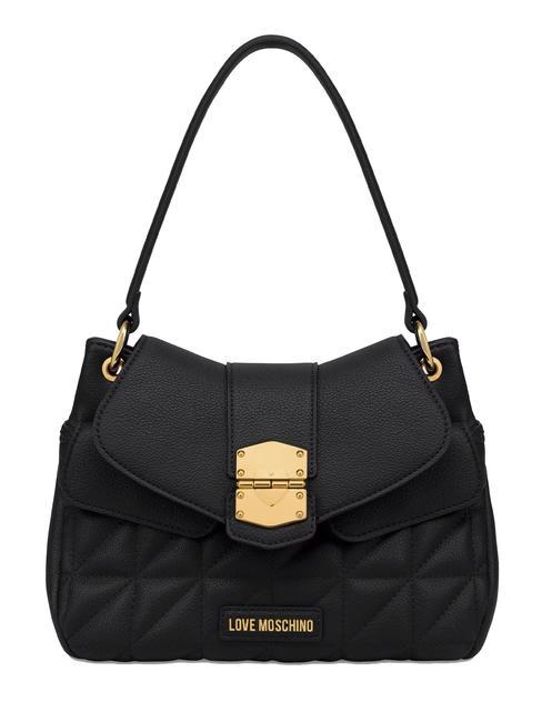 LOVE MOSCHINO CLICK HEART Borsa a spalla, con tracolla Nero - Borse Donna