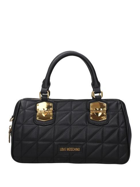 LOVE MOSCHINO CLICK HEART  Bauletto a mano, con tracolla Nero - Borse Donna