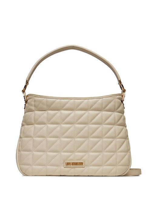 LOVE MOSCHINO CLICK HEART  Borsa a spalla, con tracolla burro - Borse Donna