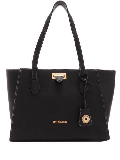 LOVE MOSCHINO CLICK  Shopping Bag Nero - Borse Donna