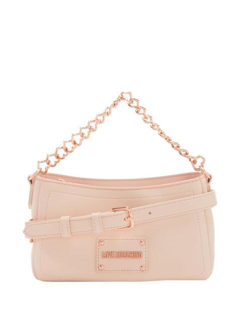 LOVE MOSCHINO STRASS HEART  Mini Bag a mano, con tracolla Nude - Borse Donna