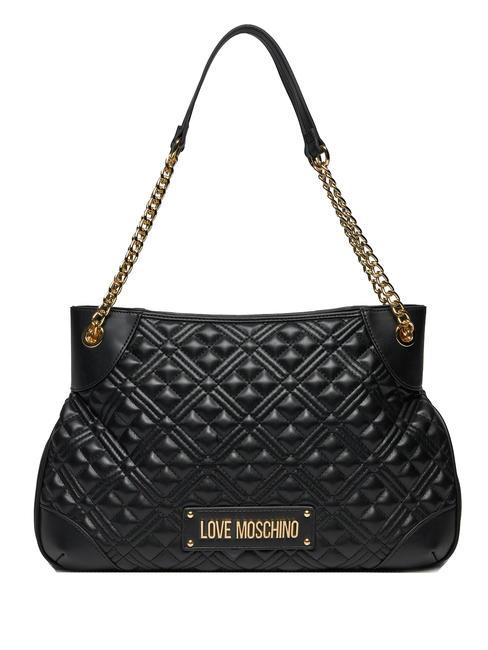 LOVE MOSCHINO QUILTED Chain Borsa a spalla Nero - Borse Donna