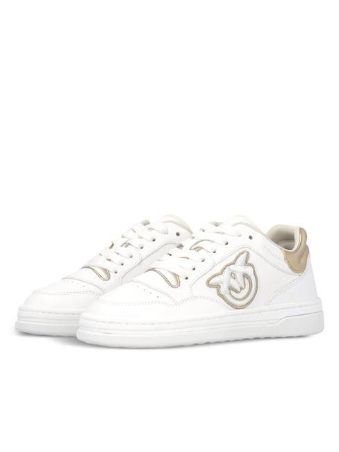 PINKO MANDY Sneakers white/light gold - Scarpe Donna