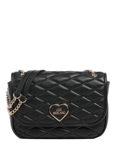 LOVE MOSCHINO ROMANTIC Convertible Borsetta a spalla / a tracolla Nero - Borse Donna