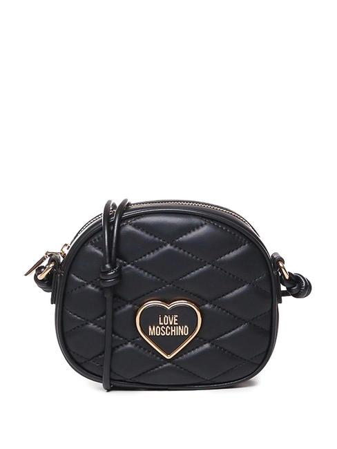 LOVE MOSCHINO ROMANTIC Micro Bag a tracolla Nero - Borse Donna