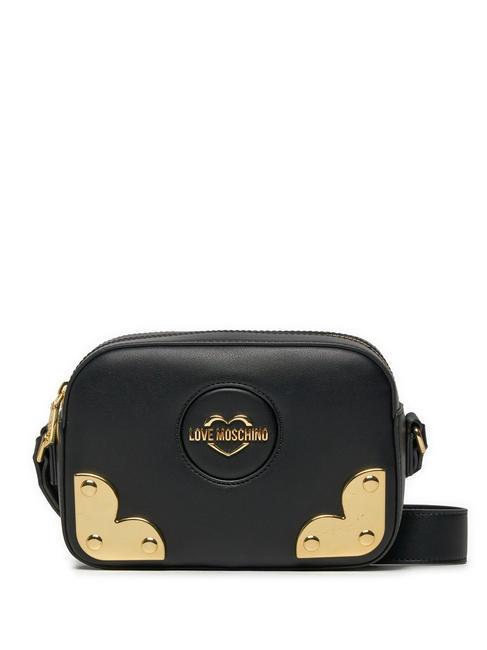 LOVE MOSCHINO HEART CORNER  Mini Bag a tracolla Nero - Borse Donna