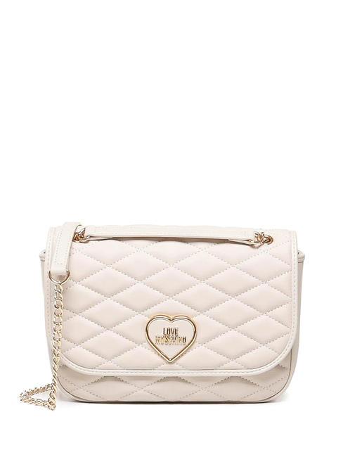 LOVE MOSCHINO ROMANTIC Convertible Borsetta a spalla / a tracolla avorio - Borse Donna